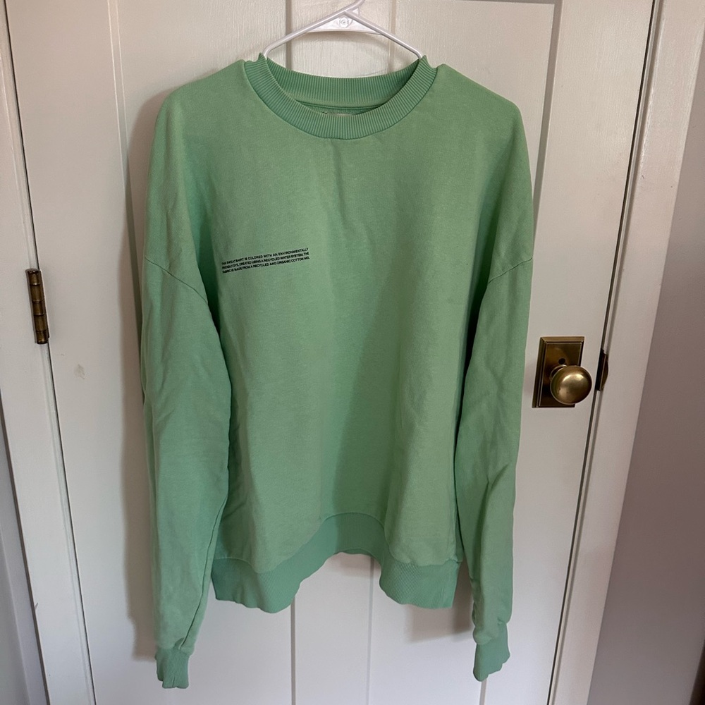 Pangaia Mint Crew Neck Sweatshirt- XL